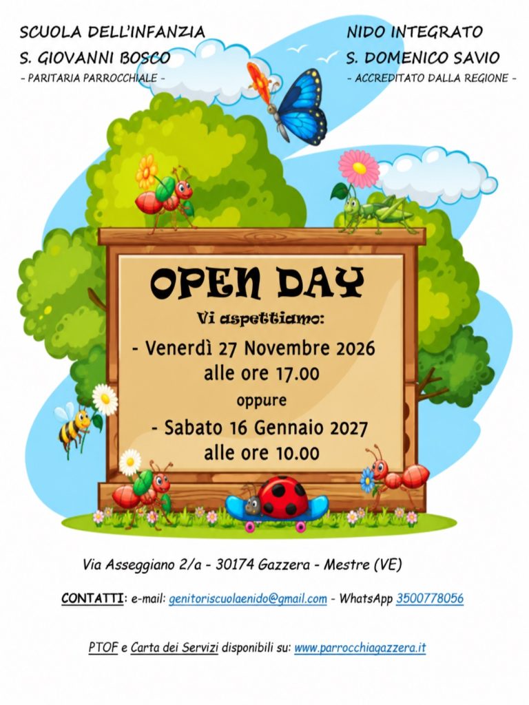 Open Day Scuola e Nido 26-27